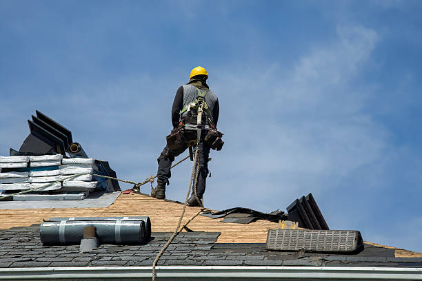 Professional Gutter Installation technician working in Jbsa Randolph, TX